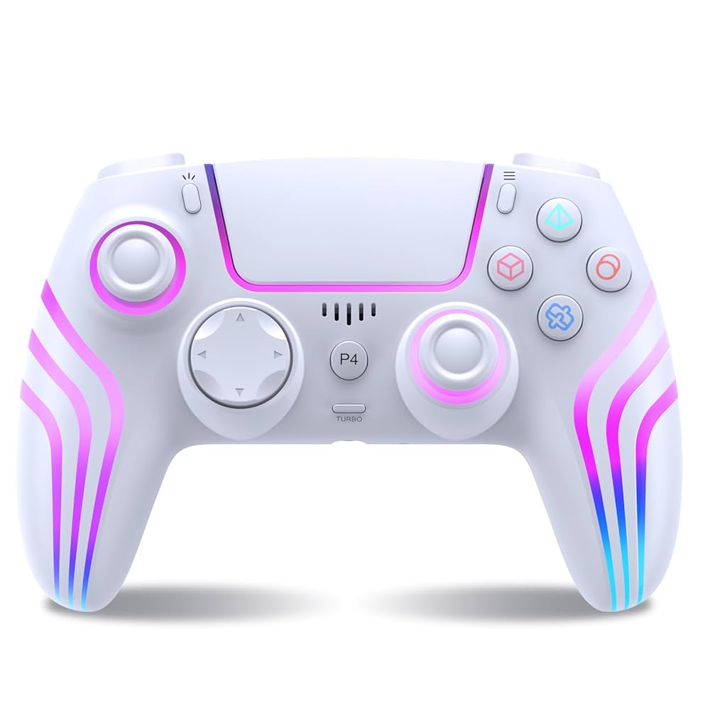 Amazon.com: Wireless Controller for PS4 with LED Lighting
